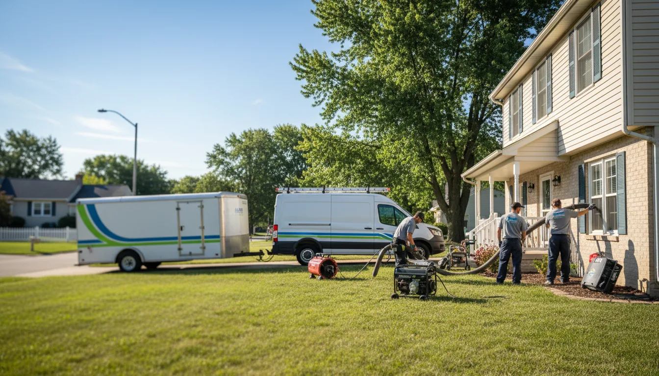 Flooded Basement Restoration And Cleanup With Repair in Mineola, IA near me